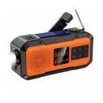 Enceinte bluetooth portable et �tanche avec radio am / fm num�rique libovgogo, avec lampe torche et alimentati ...