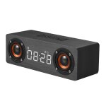 Enceinte bluetooth portable lcd hauts - parleurs 6w micro aux sd fm + sd 4go noir yonis