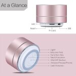 Enceinte bluetooth portable led st�r�o avec micro et basses puissantes yonis