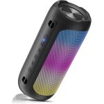 Enceinte bluetooth portable avec sangle de transport, 30h autonomie, haut - parleur bluetooth avec lumi�res ...