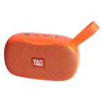 Enceinte bluetooth portable style tiss avec subwoofer aux tf usb fm orange yonis