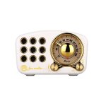 Enceinte bluetooth rtro avec radio fm, puissance 5 w, design compact, basses amliores, prise en charge ...