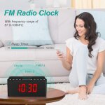 Enceinte bluetooth réveil en bois avec radio fm, chargement sans fil pour iphone / samsung, port de charge ... Enceinte bluetooth réveil en bois avec radio fm, chargement sans fil pour iphone / samsung, port de charge ...