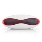 Enceinte bluetooth rugby 3d st�r�o mini avec radio mp3 et slot tf blanc yonis