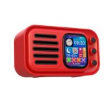 Enceintes bluetooth sans fil hifi r�tro portable �cran tactile radio fm carte caisson de basses avec ...