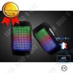 Enceinte bluetooth sans fil led carte mmoire / cl usb / entre aux couter multimdia mp3 compatible ...