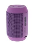 Enceinte bluetooth sans fil a led carte memoire / cl usb / entre aux - violet