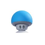 Enceinte champignon bluetooth bleu pour wiko rainbow smartphone