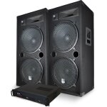 Enceintes dj club lsc215 - fêtes foraines boomers 38cm - - amplificateur gemini 5000w - câblages Enceintes dj club lsc215 - fêtes foraines boomers 38cm - - amplificateur gemini 5000w - câblages