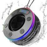 Enceinte douche bluetooth 5. 3, lumi�res led color�es enceinte bluetooth etanche ip7, enceinte bluetoth ...