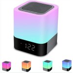 Enceinte haut - parleur bluetooth portable lampe de chevet led avec contrôle tactile, lampe de table ... Enceinte haut - parleur bluetooth portable lampe de chevet led avec contrôle tactile, lampe de table ...