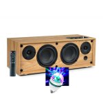 Enceinte hifi rsidentielle 150 w en bois 'cosy thomson ws702 - 150w entre tv audio, cble optique, ...