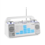 Enceinte portable 50w � leds bleu aux / fm / usb / fader / mixer / bt - idance xd2
