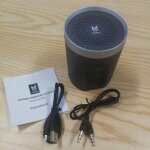 Enceinte portable en plastique de conception exquise, haut - parleur noir, lgant et beau, compatible ...