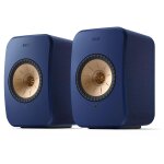 Enceintes connectes hi - fi kef lsx 2 bleu - la paire