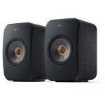 Enceintes connectes hi - fi kef lsx 2 noir - la paire