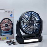 Enceintes solaires multifonctionnelles, ventilateur, clairage led, radio fm, tlcommande, ventilateur ...