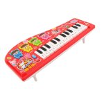 Enfants piano jouet clavier cartoon multi fonction instrument electronique pour dbutants rouge