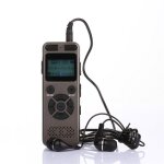 Enregisteur vocal digital dictaphone - gris