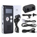 Enregistreur audio numrique intelligent pour tlphone, 8 go, dictaphone, lecteur de musique mp3, activation ...