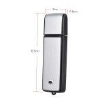 Enregistreur audio numrique usb 8 go, cl usb, cl usb, 18 heures d'enregistrement, rechargeable, pour ...