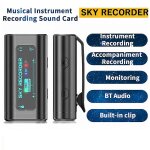 Enregistreur carte son interface de conversion usb plug and play utilisation pour guitare basse ukull ...