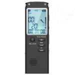 Enregistreur vocal 8 go / 16 go / 32 go usb professionnel 96 heures dictaphone audio numrique avec lecteur ...