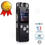 Enregistreur vocal numrique rduction bruit dictaphone intelligent micro haut - parleur intgr usb ...