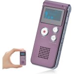 Enregistreur vocal numrique portable 16 go - enregistreur audio - dictaphone lcd - lecteur mp3 - dictaphone ...