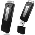 Enregistreur vocal numrique usb - hd - 8 go - rduction de bruit - portable - dictaphone