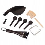 Ensemble de 15 mentonnires musicales en ebne pour violon, outils de luthier durables