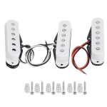 Ensemble de 3 micros a simple bobinage pour guitare electrique