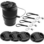 Ensemble de 4 caches pour objectif avec pincement central pour nikon, , et autres appareils photo reflex ... Ensemble de 4 caches pour objectif avec pincement central pour nikon, , et autres appareils photo reflex ...