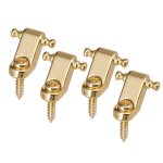 Ensemble de 4 guides d'arbre a cordes a roulettes durables, kit de retenue pour guitare electrique st, ...