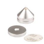 Ensemble de 4 pointes de pied audio hifi, cône de sol, clou en alliage d'aluminium, haut - parleur dac ... Ensemble de 4 pointes de pied audio hifi, cône de sol, clou en alliage d'aluminium, haut - parleur dac ...