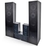 Ensemble 5 enceintes e1004 noire hifi / home - cin�ma 850 w ltc