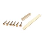 Ensemble de 6 cordes pour guitare acoustique en laiton, pont, ecrou et selle, instrument musical a cordes, ...