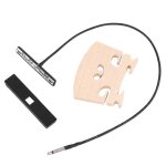 Ensemble d'accessoires de violon support de barre de micro kit de chevalet de violon pour pices d'instrument ...