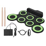 Ensemble de batterie electrique a 7 tampons, tambour enroulable usb, ensemble de batterie electrique, ...