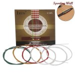 Ensemble de cordes pour guitare acoustique classique c105, arc - en - ciel coloré de haute qualité (. ... Ensemble de cordes pour guitare acoustique classique c105, arc - en - ciel coloré de haute qualité (. ...