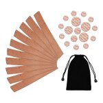 Ensemble de coussinets en liège pour joints de cou de clarinette, 17 pièces, bb, 10 pièces Ensemble de coussinets en liège pour joints de cou de clarinette, 17 pièces, bb, 10 pièces