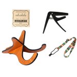 Ensemble daccessoires pour ukull 4 - en - 1, support pour ukull, sangle pour ukull, capo pour ...