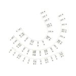 Ensemble d'tiquettes de lettres noires de clavier de pratique de piano en silicone amovible de 88 touches ...