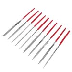 Ensemble de limes a ecrou de selle de guitare, en m�tal poli, aiguille de 140mm, bricolage, r�pe, couteau ...