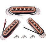 Ensemble de micros de guitare electrique de style strat, micros a bobine unique charg�s p�le magn�tique ...