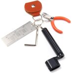 Ensemble d'outils de guitare 5 en 1 pince a cordes extracteur de cheville sac de sélection clé hexagonale ... Ensemble d'outils de guitare 5 en 1 pince a cordes extracteur de cheville sac de sélection clé hexagonale ...
