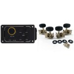 Ensemble de prampli de guitare avec egaliseur eq klt - 10b 4 bandes et 1 ensemble de chevilles de rglage, ...