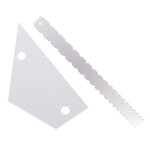 Ensemble de r�gles de manche pour guitare basse en aluminium - silver leveling ruler