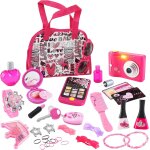 Ensemble sac à main princesse rose avec accessoires pour enfants - de rôle pour filles 3 + ans avec faux ... Ensemble sac à main princesse rose avec accessoires pour enfants - de rôle pour filles 3 + ans avec faux ...