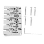 Ensemble de selle de guitare basse electrique a 5 cordes avec 5 pièces de rechange de clé a vis Ensemble de selle de guitare basse electrique a 5 cordes avec 5 pièces de rechange de clé a vis
